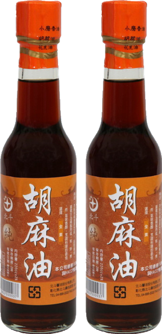 北斗馨油 純胡麻油, 220ml, 2瓶