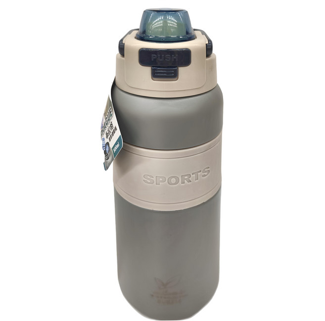 milomix 美樂美事 布拉格 316直飲運動瓶, 800ml, 1個, 灰色