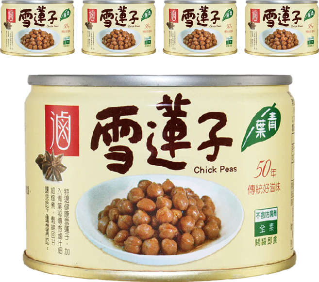 青葉 滷雪蓮子, 170g, 5罐