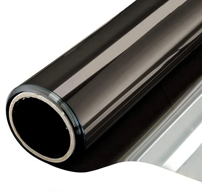 單向透視 遮光 無膠靜電玻璃貼隔熱膜 防曬隔熱 適用於浴室/廚房/餐廳玻璃, 1個