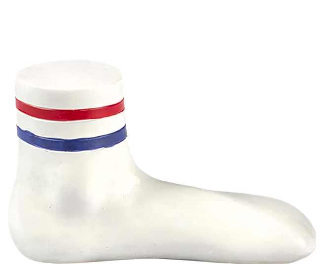 DOIY Unboring 白襪紙鎮 樹脂裝飾 5.4x12.8x9.3 公分, 1盒