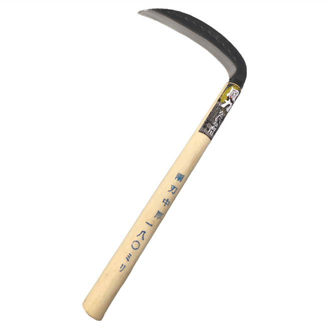 小美紀 15C鳯力三合鋼中厚鐮刀 刃長18cm 全長33cm 150g, 1支