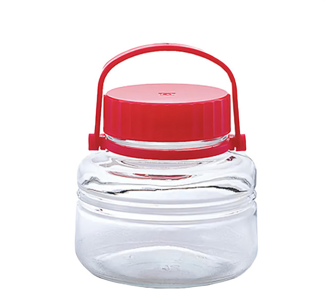 ADERIA 玻璃梅酒儲存瓶, 2L, 1個