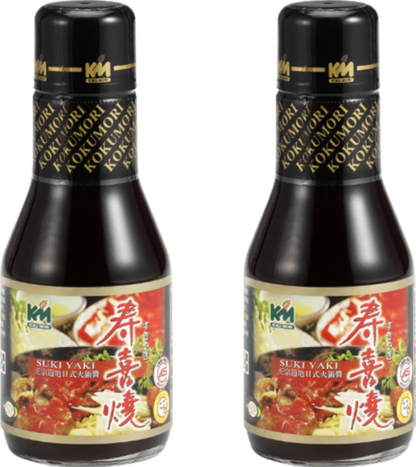 KOKUMORI 穀盛 壽喜燒醬, 260g, 2瓶