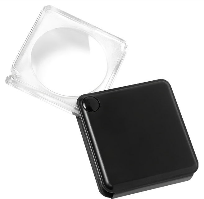 CARSON 卡薾紳 Flip 夾心餅乾放大鏡 3倍放大率 透鏡直徑4.3cm, GN-33, 1個