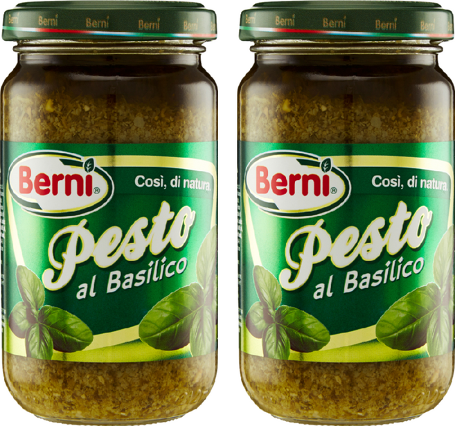 Berni 義大利羅勒青醬, 195g, 2罐
