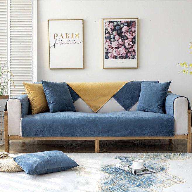 好物良品 防貓抓系列 四季通用雪尼爾沙發墊組