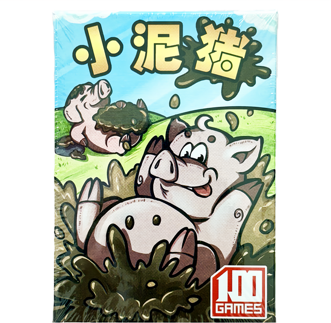 百遊 小泥豬紙牌同樂桌遊 紙質 適合3歲以上兒童, 1盒
