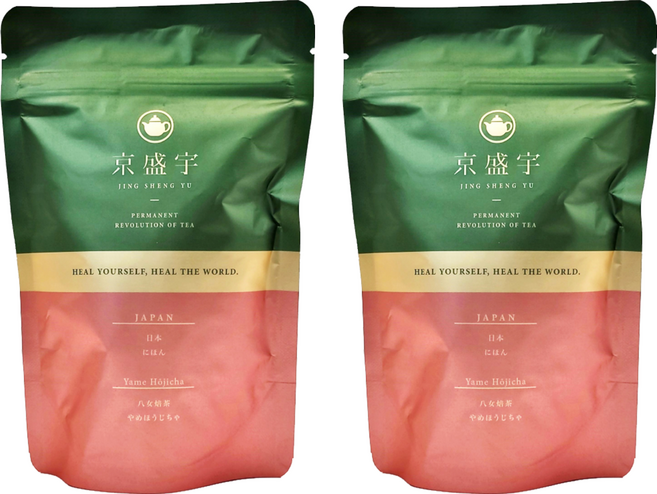 京盛宇 光之茶系列 日本八女焙茶 原葉袋茶, 3g, 12包, 2袋