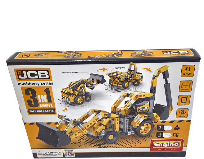 Engino 安捷積木 工程系列 鏟挖裝載機 3 in 1, 1盒