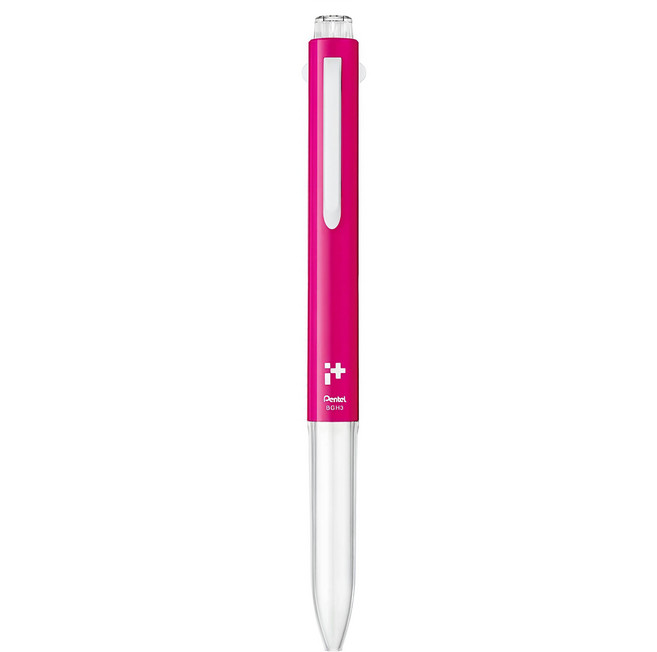 Pentel 飛龍文具 i+五色筆 BGH5-P1, 玫瑰紅, 1支