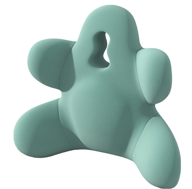 SUnORO 人體工學護背記憶棉腰靠墊, 抹茶綠