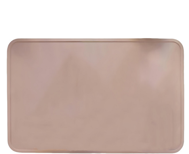 ade.l Dining系列 矽膠餐墊, 428 x 282 x 2mm 邊緣凸起3mm, 磚紅色, 1個