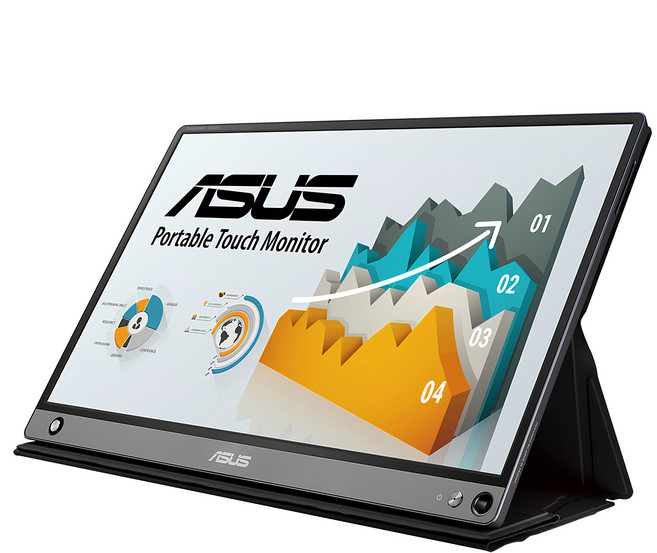 ASUS 華碩 16型/FHD/Mini HDMI/喇叭/IPS/Type-C ZenScreen Touch 可攜式螢幕, 15.6吋, MB16AHT