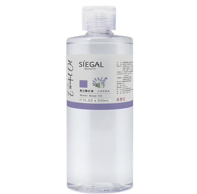 SIEGAL BEAUTY 思高美妝 水溶性精油, 1個, 500ml, 真正薰衣草