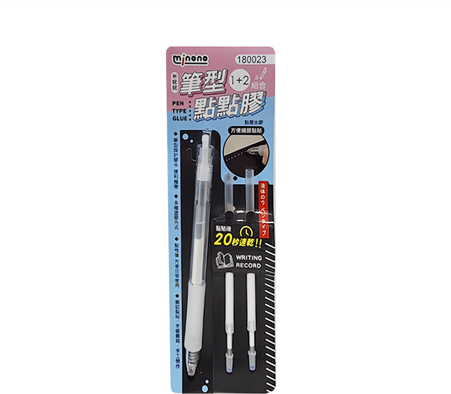 minono 米諾諾 點點膠 14 x 1.5 x 1cm 12個, 白色, 1組