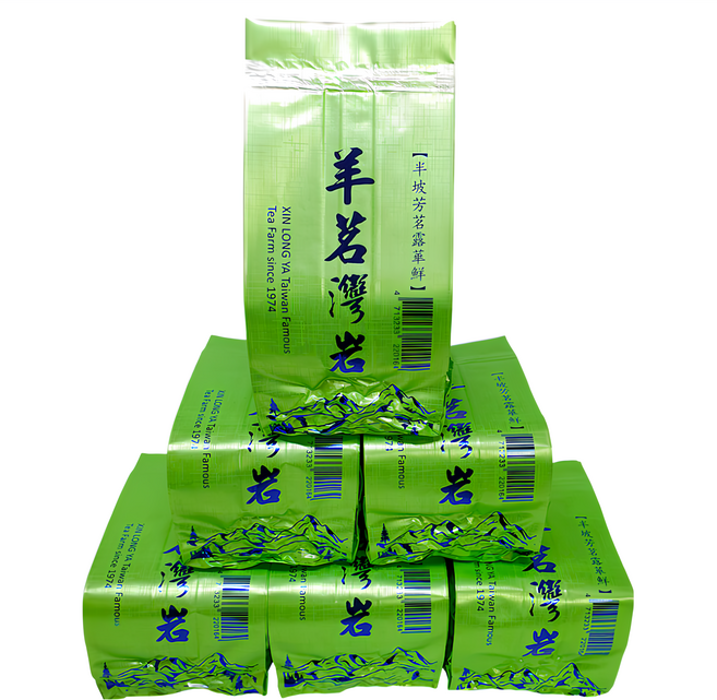 龍源茶品 鑫龍源 羊茗灣岩菁嫩甜韻杉林溪高山烏龍茶葉 附提袋, 150g, 1組, 6包