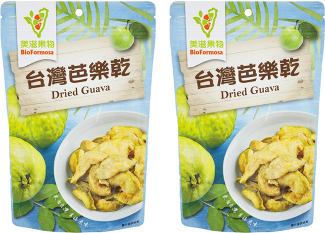 BioFormosa 美滋果物 台灣芭樂乾, 100g, 2包