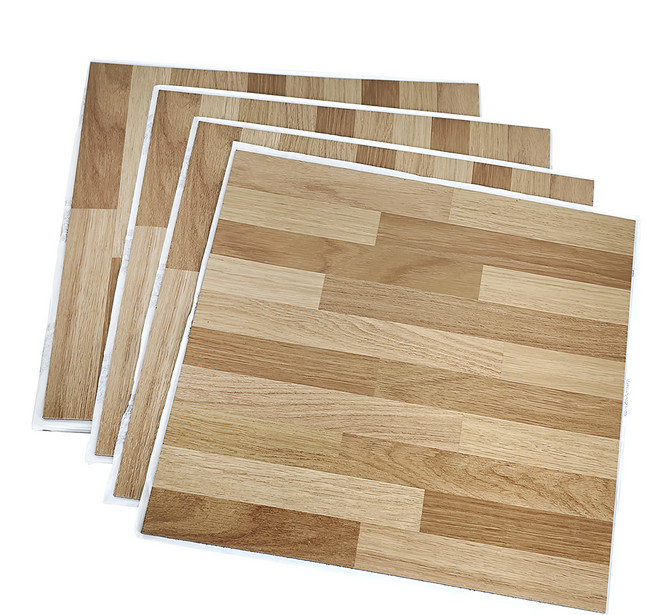 鴻民家飾 超耐磨自黏木紋地板貼台灣製造 免刷膠地貼 PVC地貼(0.5坪/一箱18片)_CUPC05, 木紋