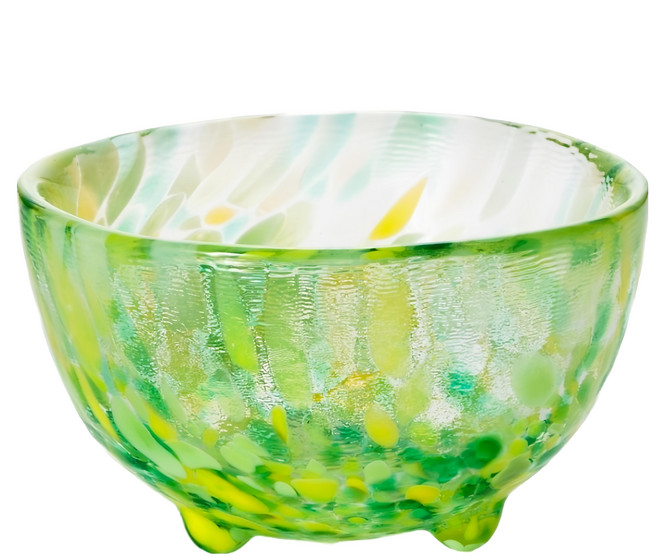 津輕 手作萌芽清酒杯 50ml, 透明色/綠色, 1個