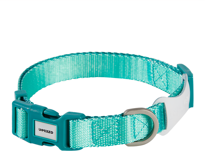 UNMIXED 糖果撞色項圈, 湖藍色, 1個