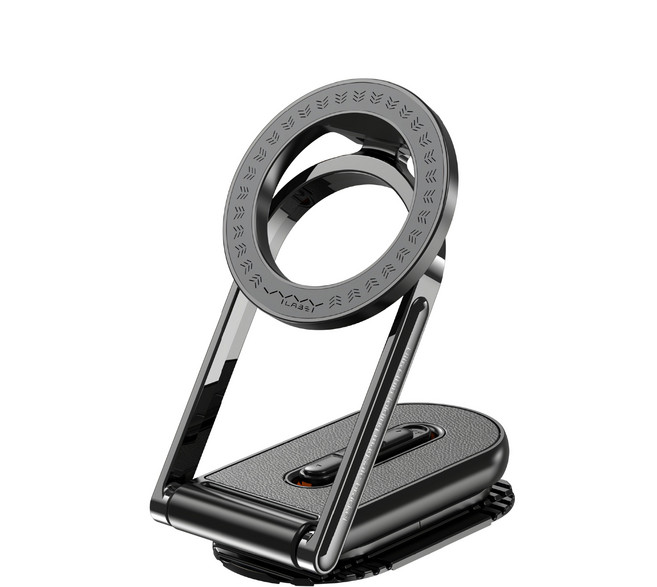 VYVYLABS 維樂譜 智旋磁吸摺疊式車載支架 M02 VJZX-BK, 黑色, 1個