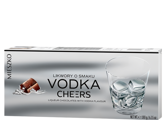 MIESZKO 美仕格 伏特加酒心巧克力, 180g, 1盒