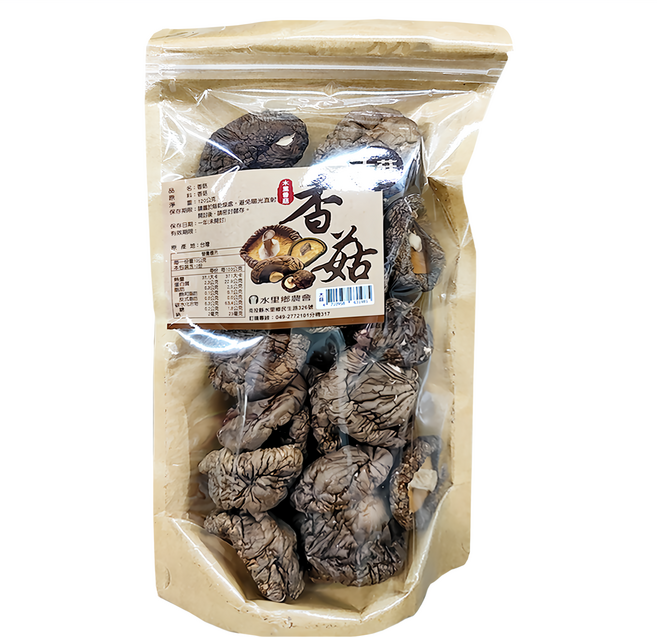 水里鄉農會 水里香菇 大菇, 120公克, 120g, 1個