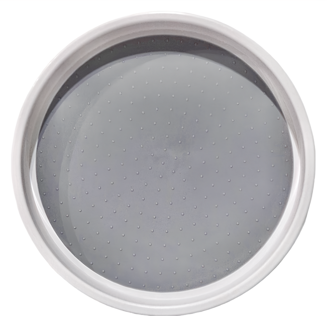 SHIMOYAMA 可旋轉託盤 小 25.5 x 25.5 x 3.5cm, 白色, 1個