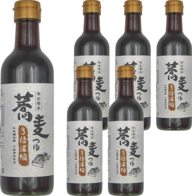 玉民 黃金蕎麥麵味露, 300ml, 6瓶