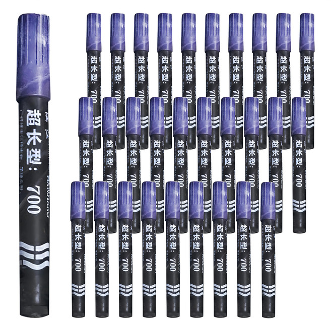 小麥購物 Y691油性簽字筆 10g, 30支, 藍色