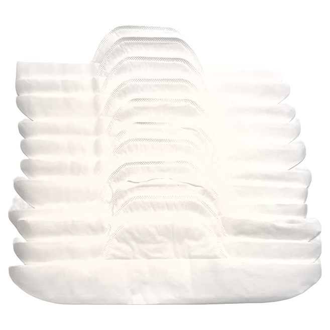 衣領防髒吸汗貼 無紡布、棉、PE材質 10片/袋, 白色, 6包