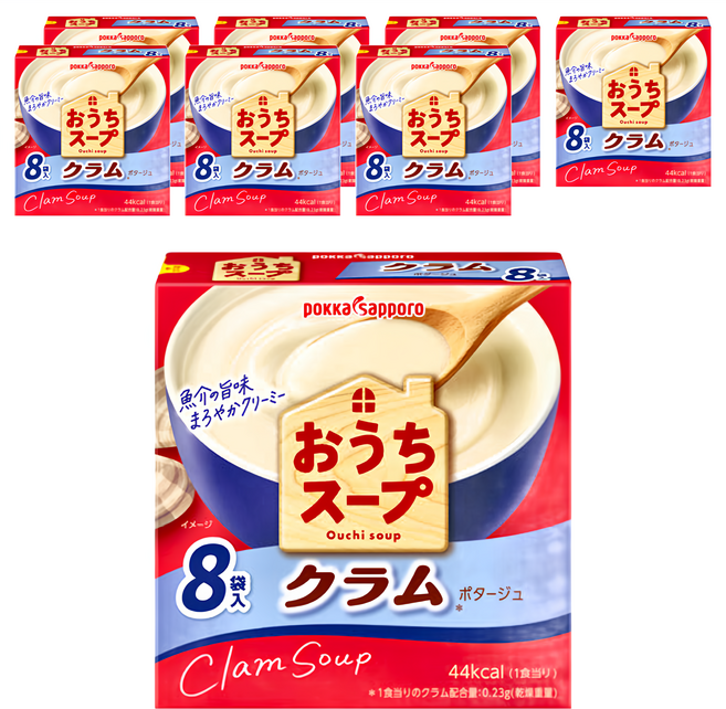 pokka sapporo 波卡 蛤蜊濃湯, 12g, 8包