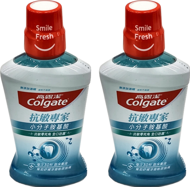 Colgate 高露潔 抗敏專家漱口水, 500ml, 2瓶