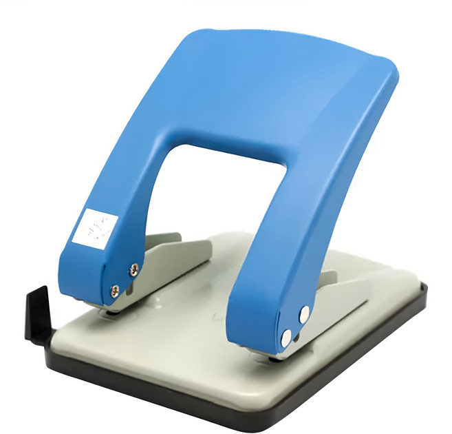 KW-triO 堡勝企業 重型打孔機 流線型金屬外觀設計 精準定位尺, 2孔, 1個