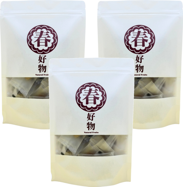 春哥好物 梅子夾芒果蜜餞, 3包, 200g