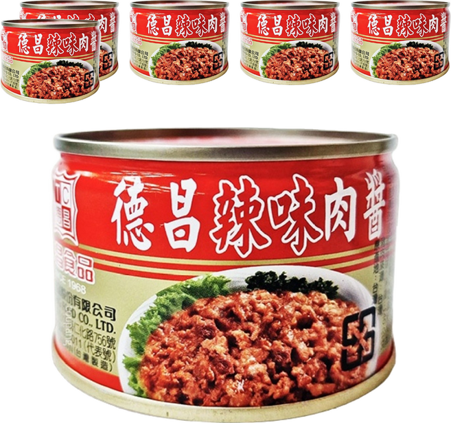德昌 辣味豬肉醬, 140g, 6罐