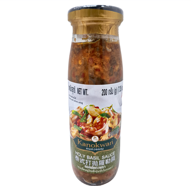 Kanokwan 泰式打拋羅勒醬, 200g, 1瓶