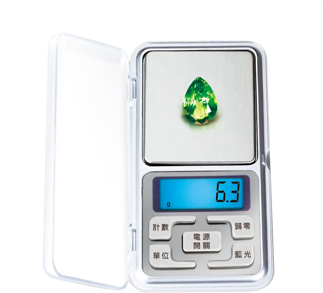 Dr.AV 聖岡科技 超精準微量迷你電子秤 12 x 6.5 x 2cm 90g, PT-500A, 1個