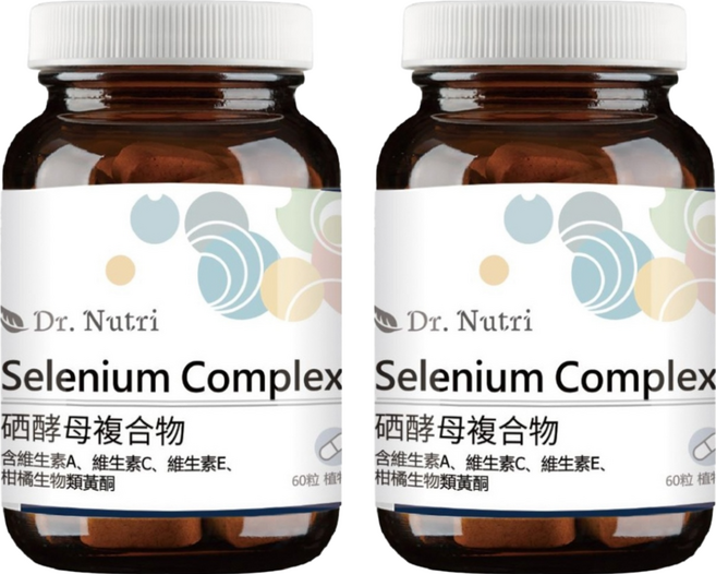 Dr. Nutri 芯漾生醫 硒酵母複合物, 60顆, 360mg, 2瓶