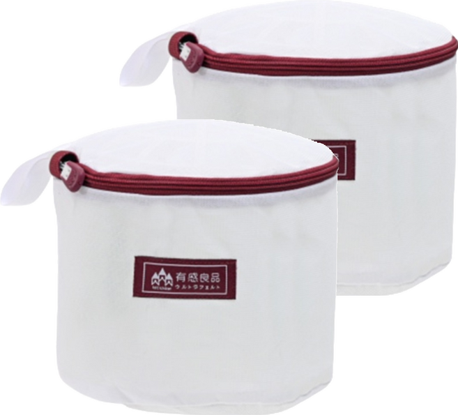 felt Ichiban 有感良品 內衣專用洗衣袋 極細款 11*17cm, 白色, 2個