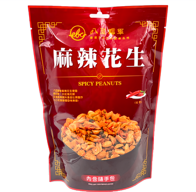 八豆聯軍 麻辣花生 100g, 1包