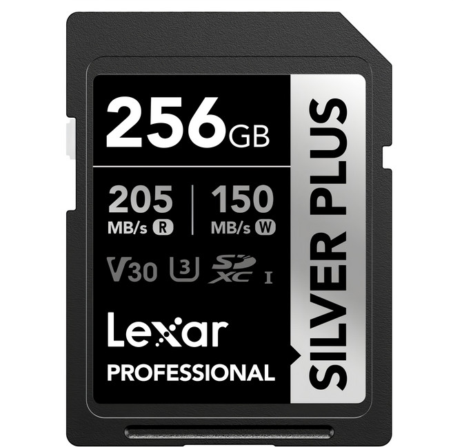 Lexar 雷克沙 Silver Plus SDXC UHS-I 記憶卡, 256GB, 1個