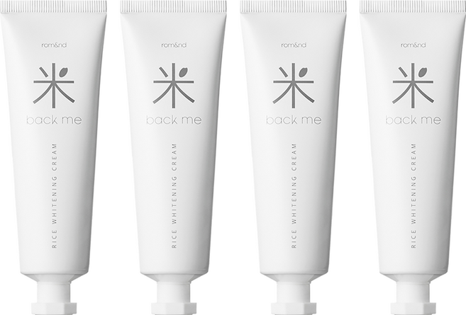 rom&nd 台灣公司貨 白米亮白素顏霜 50ml, 單一顏色, 4條