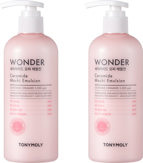 TONYMOLY Wonder 神經醯胺保濕乳液, 300ml, 2瓶