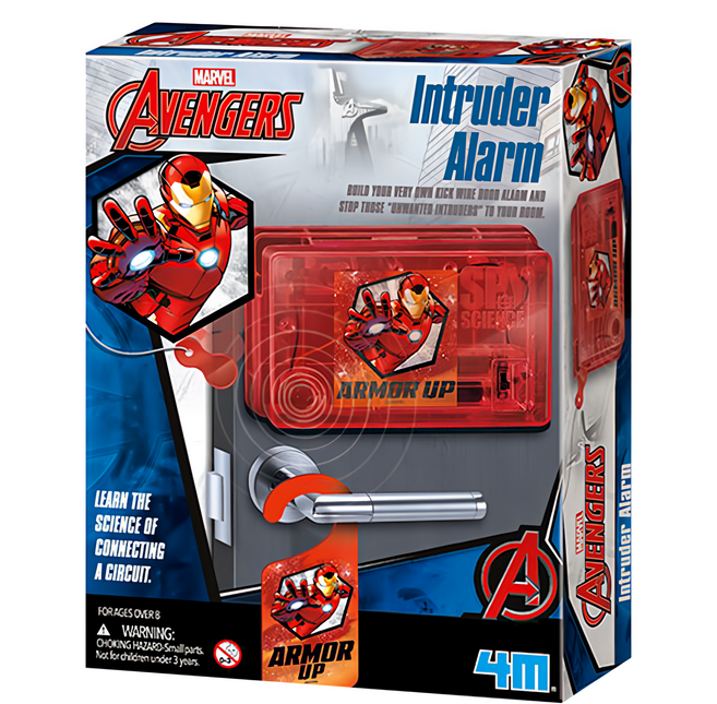 4M 迪士尼復仇者聯盟警報器, 1個, 鋼鐵人