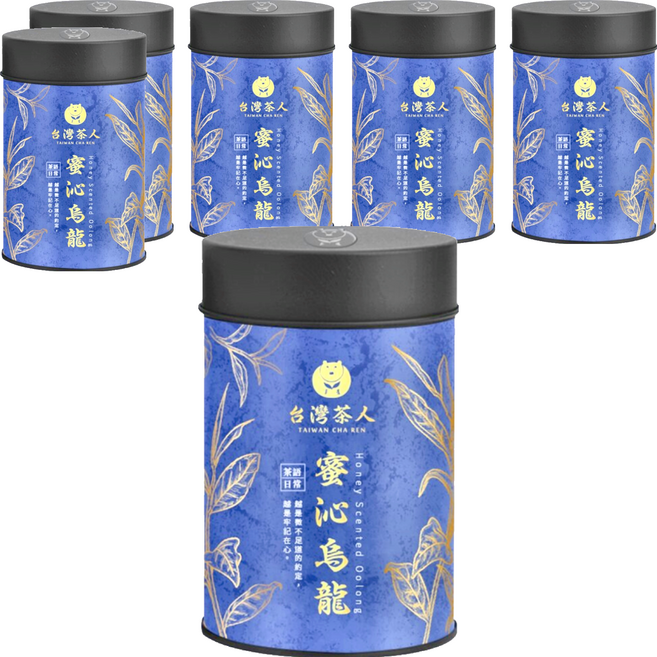 台灣茶人 茶語日常 蜜沁烏龍, 75g, 1入, 6罐