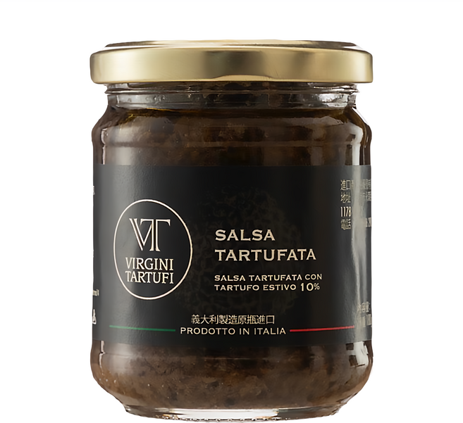 VIRGINI TARTUFI 夏季黑松露醬10%, 180g, 1罐