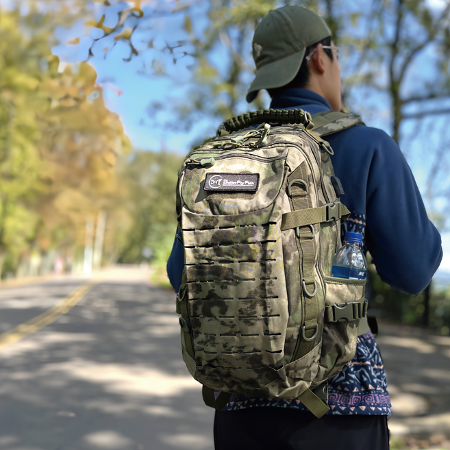 ButterFly Fish 蝴蝶魚 登山健行背包 BK240128L 28L 綠迷彩 50 x 30 x 20cm