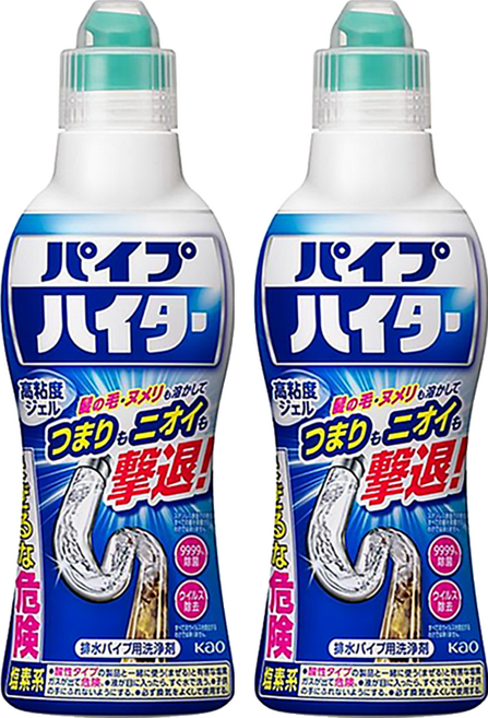 Kao 花王 Haiter 高黏度水管清潔凝膠, 500g, 2瓶
